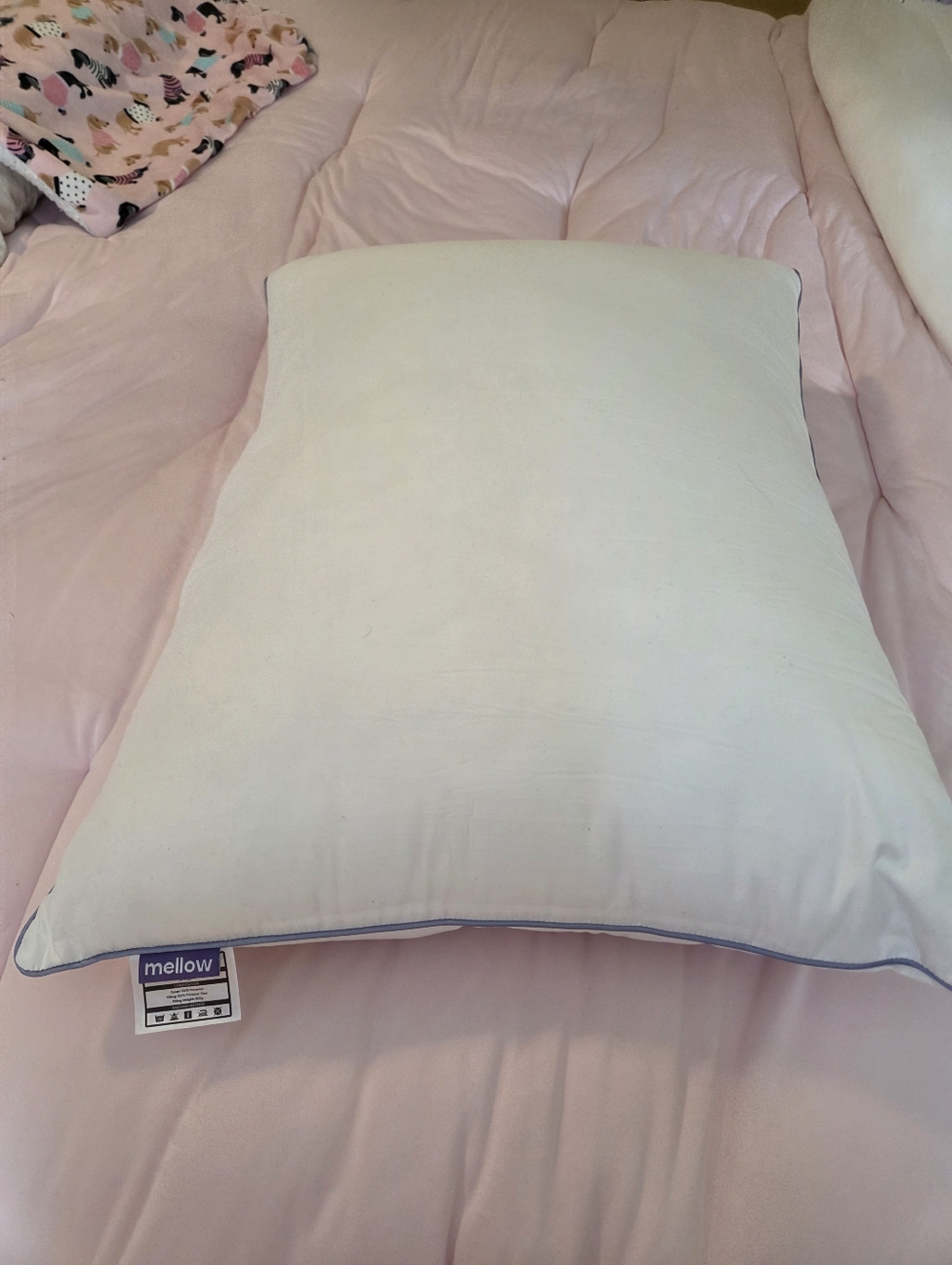 Mellow White Support Pillow - Plush Everyday Comfort